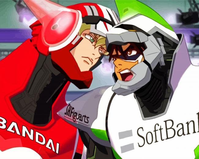 Characters Of Tiger And Bunny paint by numbers