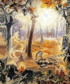 Charles Burchfield Painting paint by numbers