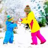 Children In Snow paint by number