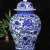 Chinese Antique Dragon Jar paint by number