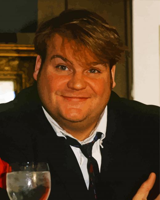 Chris Farley Actor paint by number