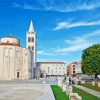 Church of St Donatus Zadar Croatia paint by number