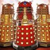 Classic Daleks paint by number