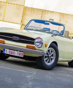 Classic TR6 Car paint by numbers