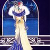 Classy Art Deco Lady paint by numbers