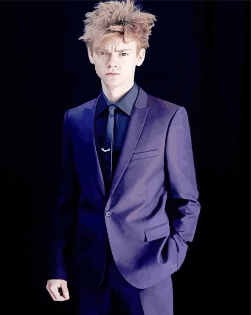 Classy Thomas Brodie Sangster paint by number