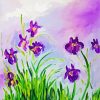 Claude Monet Lilac Irises paint by number