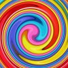 Colorful Spiral Art paint by numbers