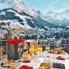 Cool Breakfast By The Swiss Mountains paint by number