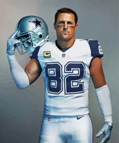 Dallas Cowboys Player paint by numbers