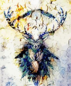 Deer Dreamcatcher paint by numbers