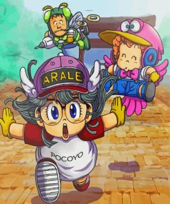 Dr Slump Characters paint by number