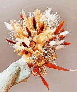 Dried Flowers Bouquet paint by number