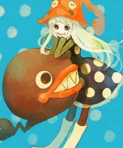 Eruka Frog Anime Character paint by number