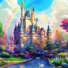 Fairy Castle Art paint by numbers