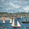 Fall River Harbor By Maxwell Mays paint by numbers