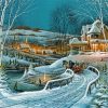 Family Traditions Terry Redlin paint by number