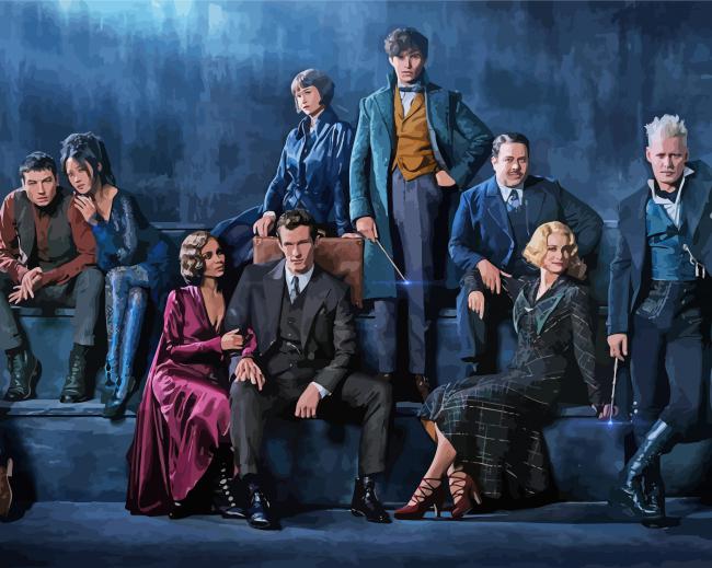 Fantastic Beasts Characters paint by numbers