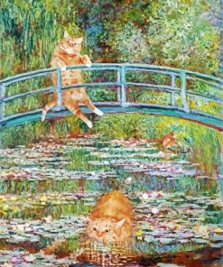 Fat Cats By Monet Claude paint by numbers