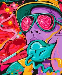 Fear And Loathing In Las Vegas Pop Art paint by numbers