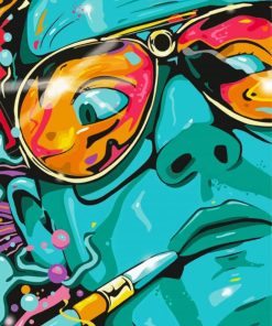 Fear And Loathing Pop Art paint by numbers
