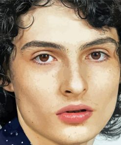 Finn Wolfhard Face paint by numbers
