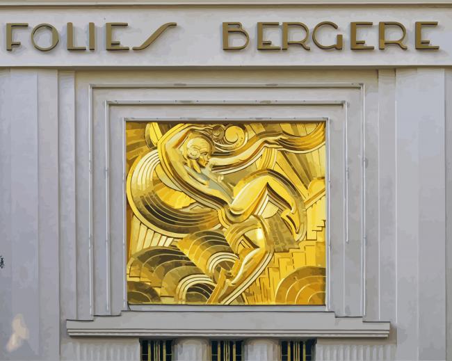 Folie Bergère Building paint by numbers