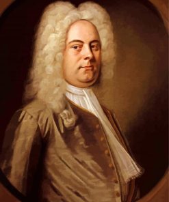 George Frideric Handel By Balthasar Denner paint by number