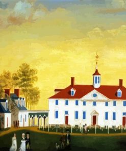 George Washingtons Mount Vernon paint by numbers