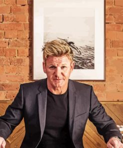 Gordon Ramsay Chef paint by number
