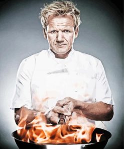 Gordon Ramsay paint by number