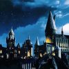 Hogwarts Harry Potter Castle At Night paint by number