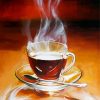 Hot Tea Art paint by number