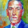 Howard Phillips Lovecraft Portrait Art paint by numbers