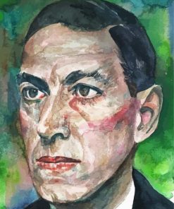 Howard Phillips Lovecraft Portrait paint by numbers