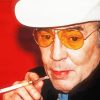 Hunter S Thompson paint by number
