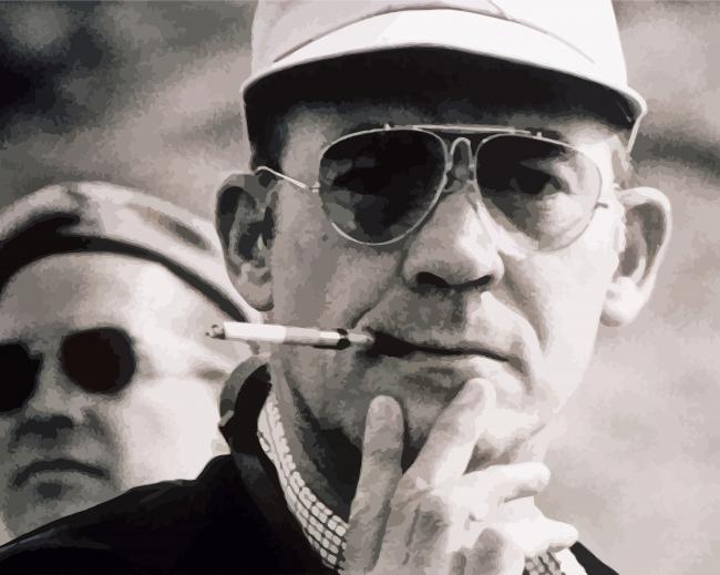 Hunter Stockton Thompson Journalist paint by numbers