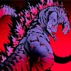 Illustration Shin Godzilla paint by numbers