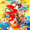Japanese Kimono Art paint by number