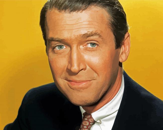 Jimmy Stewart paint by number