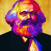 Karl Marx Pop Art paint by numbers