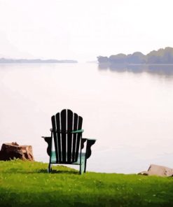 Lakeside Chair paint by number