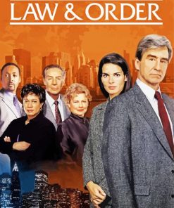 Law And Order Poster paint by number