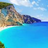 Lefkas Island Seascape paint by numbers