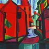 Little Falls New Jersey Oscar Bluemner paint by number