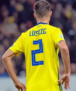 Lustig Soccer Player paint by number