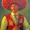 Mariachi Musician paint by number