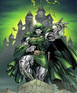 Marvel Dr Doom paint by number