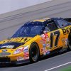 Matt Kenseth Yellow Race Car paint by number