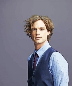 Matthew Gray Gubler American Actor paint by number